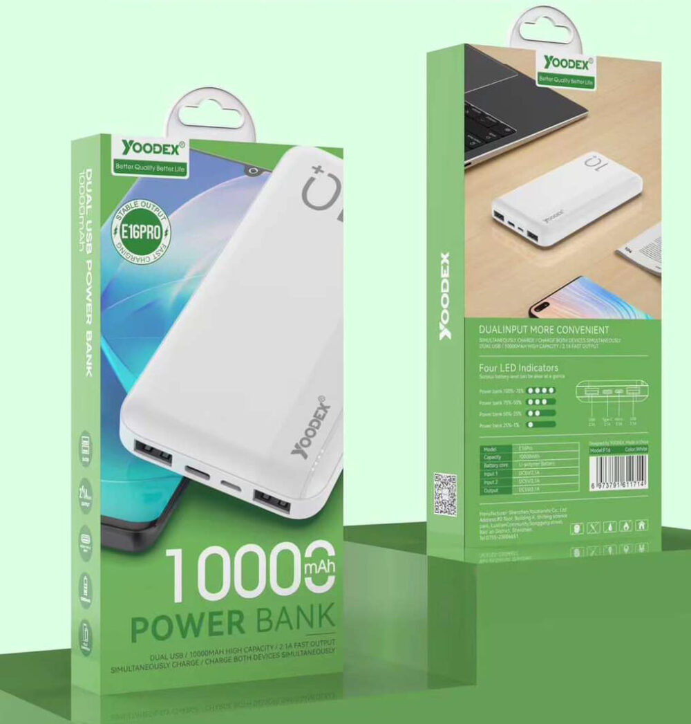 ที่ชาร์จแบตสำรอง แบตสํารอง10000mah แบตสำรองพกพา powerbankโทรศัพท์