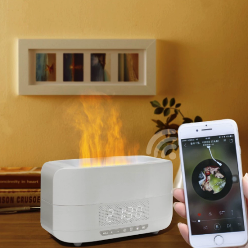 3 in 1 ลำโพงบลูทูธ Humidifier Alarm Clock นาฬิกาปลุก