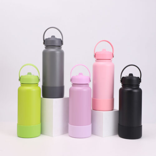 กระบอกสแตนเลส สีน่ารัก ขั้นต่ำ 100 ชิ้น พิมพ์ลวดลายไม่จำกัด